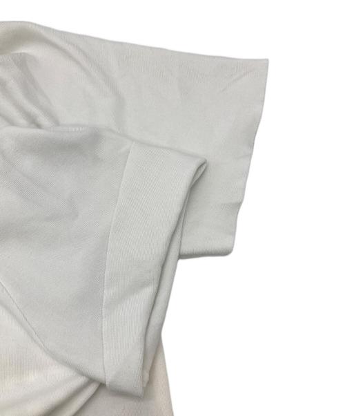 DRAWER（ドゥロワー）DRAWER (ドゥロワー) 16Gバックジップクルーネックニット ホワイト サイズ:FREEの古着・服飾アイテム