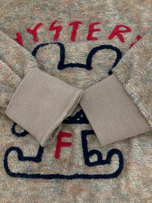 Hysteric Glamour（ヒステリックグラマー）Hysteric Glamour (ヒステリックグラマー) HYS RABBIT スウェット ベージュ サイズ:FREEの古着・服飾アイテム