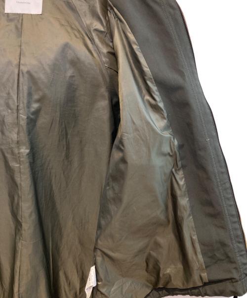 FRAMeWORK（フレームワーク）FRAMeWORK (フレームワーク) C/PEフードミドルブルゾン オリーブ サイズ:FREEの古着・服飾アイテム