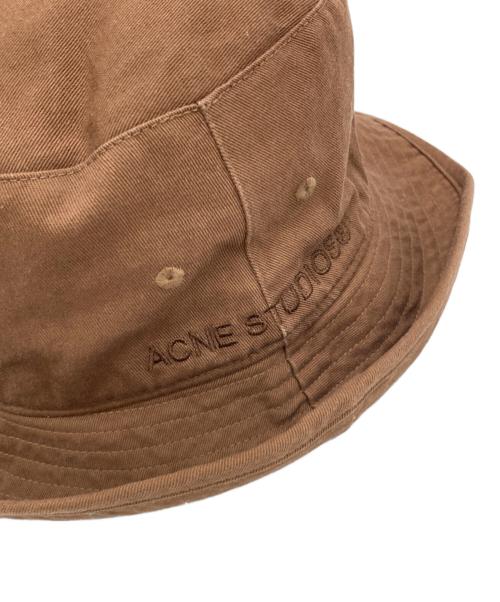Acne studios（アクネ ストゥディオス）Acne studios (アクネ ストゥディオス) ツイルバケットハット ブラウン サイズ:L/XLの古着・服飾アイテム