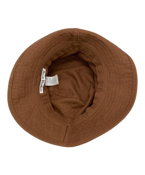 Acne studios（アクネ ストゥディオス）Acne studios (アクネ ストゥディオス) ツイルバケットハット ブラウン サイズ:L/XLの古着・服飾アイテム