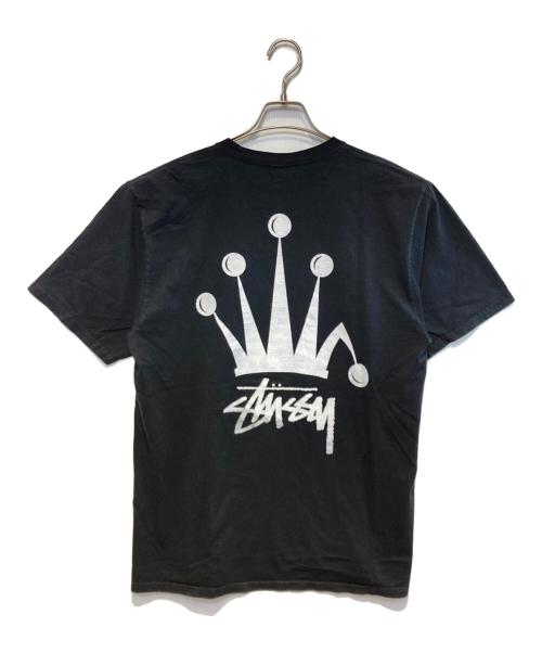 stussy（ステューシー）stussy (ステューシー) クラウンTシャツ ブラック サイズ:Ｍの古着・服飾アイテム