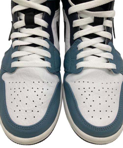 NIKE（ナイキ）NIKE (ナイキ) FACETASM (ファセッタズム) AIR JORDAN 1 MID SE ブルー×ホワイト サイズ:US9.5の古着・服飾アイテム