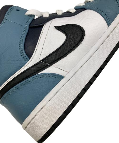 NIKE（ナイキ）NIKE (ナイキ) FACETASM (ファセッタズム) AIR JORDAN 1 MID SE ブルー×ホワイト サイズ:US9.5の古着・服飾アイテム