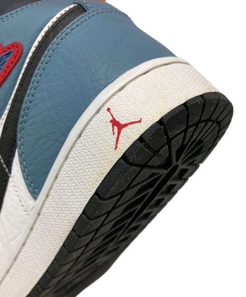 NIKE（ナイキ）NIKE (ナイキ) FACETASM (ファセッタズム) AIR JORDAN 1 MID SE ブルー×ホワイト サイズ:US9.5の古着・服飾アイテム
