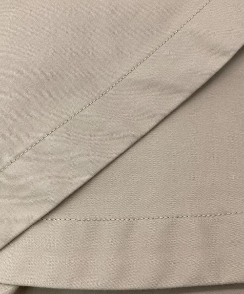 ENFOLD（エンフォルド）ENFOLD (エンフォルド) コットンダブルクロスBIGカラージャケット ベージュ サイズ:38の古着・服飾アイテム