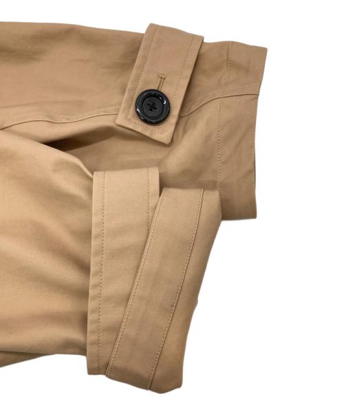 ENFOLD（エンフォルド）ENFOLD (エンフォルド) コットンダブルクロスBIGカラージャケット ベージュ サイズ:38の古着・服飾アイテム