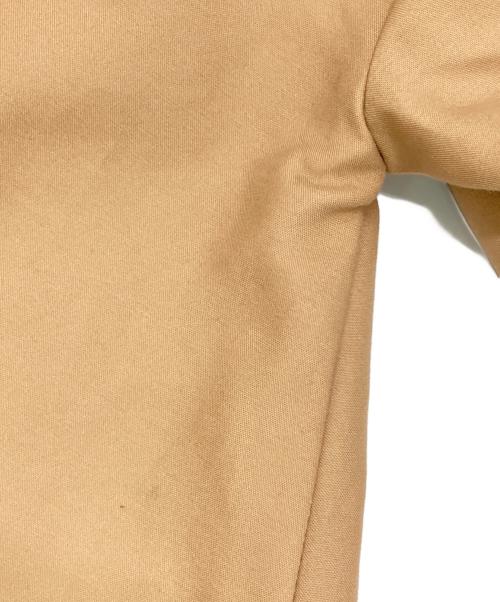 ENFOLD（エンフォルド）ENFOLD (エンフォルド) コットンダブルクロスBIGカラージャケット ベージュ サイズ:38の古着・服飾アイテム