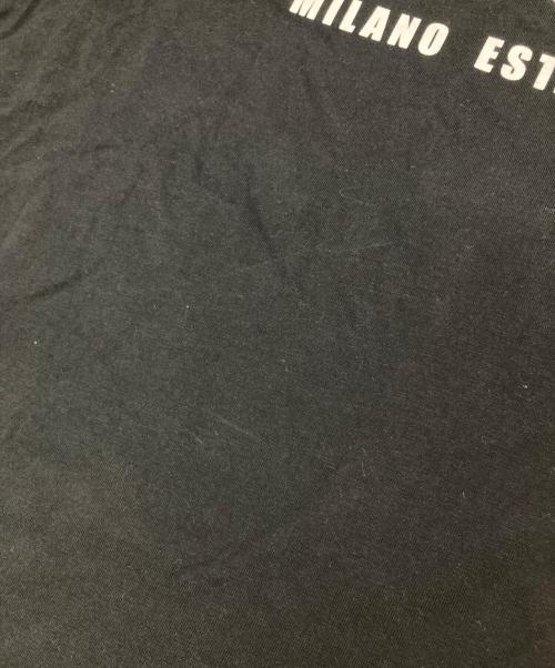MSGM（エムエスジーエム）MSGM (エムエスジーエム) ロゴプリントTシャツ ブラック サイズ:XSの古着・服飾アイテム