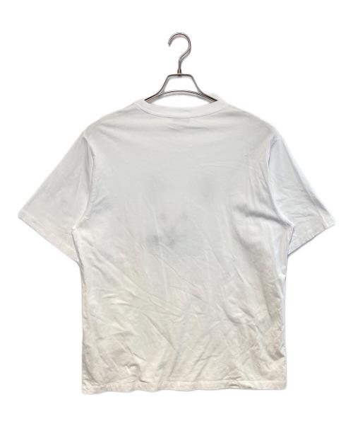 maison kitsune（メゾンキツネ）maison kitsune (メゾンキツネ) メゾンキツネ クルーネックTシャツ ホワイト サイズ:Ｍの古着・服飾アイテム