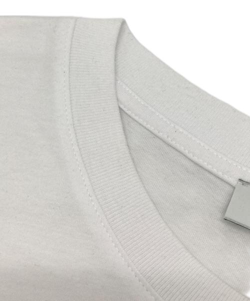 maison kitsune（メゾンキツネ）maison kitsune (メゾンキツネ) メゾンキツネ クルーネックTシャツ ホワイト サイズ:Ｍの古着・服飾アイテム