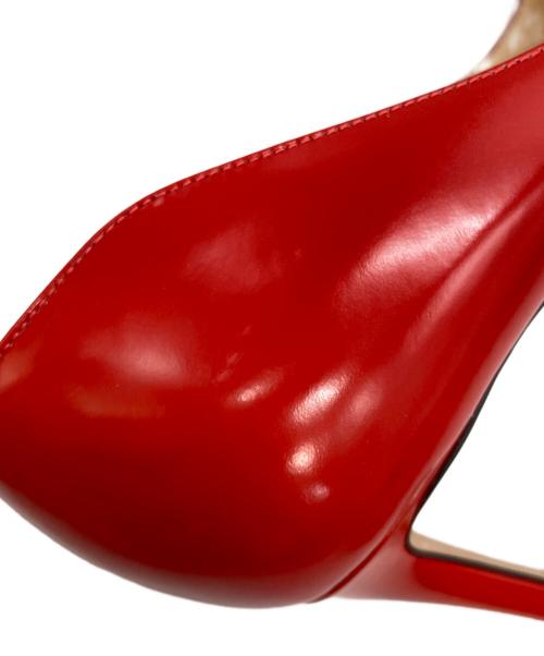 PELLICO（ペリーコ）PELLICO (ペリーコ) ポインテッドトゥパンプス レッド サイズ:38（25cm相当）の古着・服飾アイテム