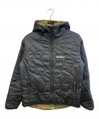 WILD THINGSワイルドシングス）の古着「リバーシブルキルティングジャケット」｜ブラック×グリーン