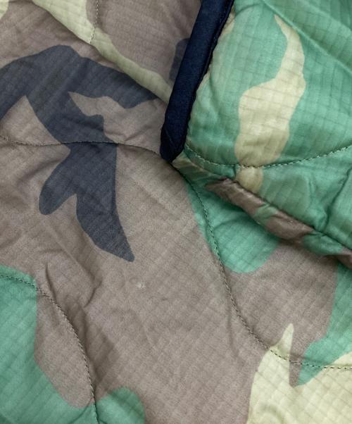 WILD THINGS（ワイルドシングス）WILD THINGS (ワイルドシングス) リバーシブルキルティングジャケット ブラック×グリーン サイズ:Lの古着・服飾アイテム