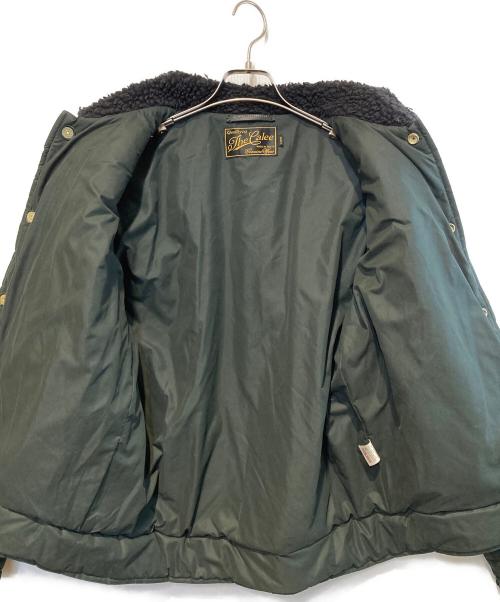 CALEE（キャリー）CALEE (キャリー) 襟ボアレザーヨーク中綿ウエスタンジャケット ブラック サイズ:Lの古着・服飾アイテム