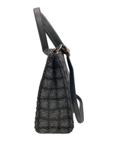 LANVIN en Bleu（ランバンオンブルー）LANVIN en Bleu (ランバンオンブルー) スクエアトートバッグ ブラック サイズ:下記参照の古着・服飾アイテム