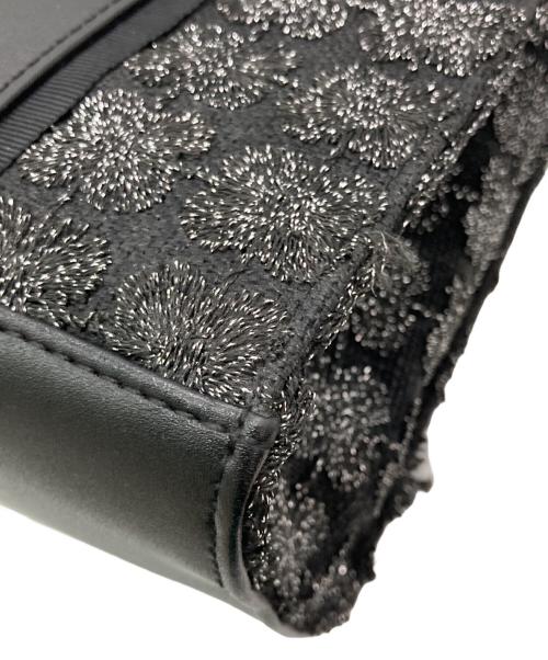 LANVIN en Bleu（ランバンオンブルー）LANVIN en Bleu (ランバンオンブルー) スクエアトートバッグ ブラック サイズ:下記参照の古着・服飾アイテム