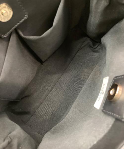 LANVIN en Bleu（ランバンオンブルー）LANVIN en Bleu (ランバンオンブルー) スクエアトートバッグ ブラック サイズ:下記参照の古着・服飾アイテム