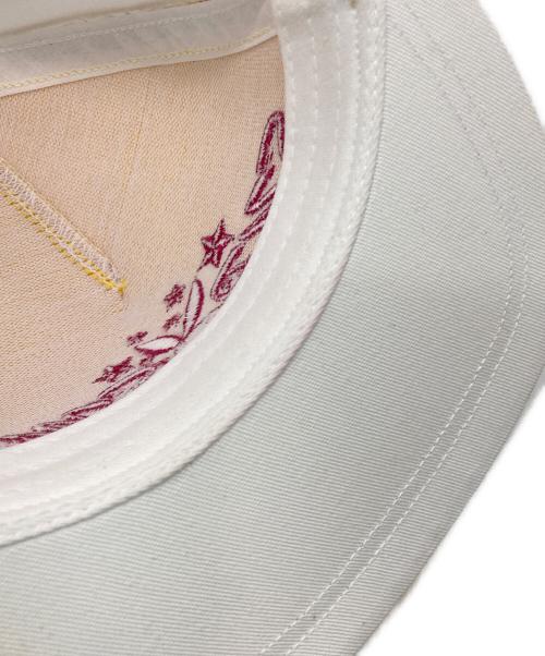 SUPREME（シュプリーム）SUPREME (シュプリーム) メッシュキャップ イエロー×ホワイト サイズ:下記参照の古着・服飾アイテム