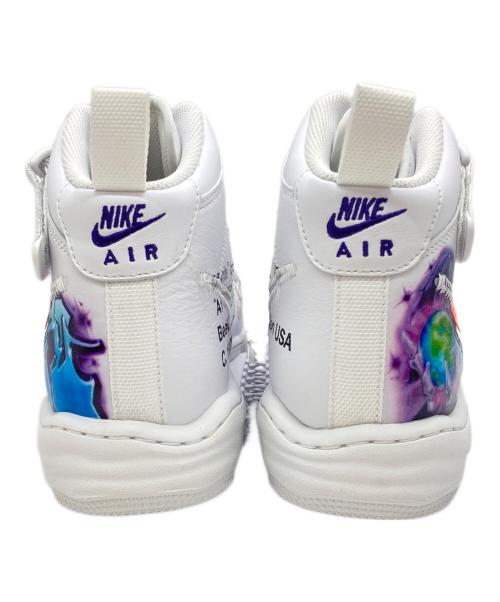 NIKE（ナイキ）NIKE (ナイキ) OFFWHITE (オフホワイト) ナイキ エア フォース 1 ミッド グラフィティ ホワイト サイズ:28cmの古着・服飾アイテム