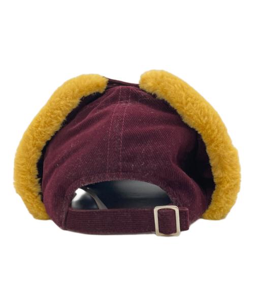 Vivienne Westwood（ヴィヴィアンウエストウッド）Vivienne Westwood (ヴィヴィアンウエストウッド) コーデュロイフライトキャップ ボルドー サイズ:Mの古着・服飾アイテム