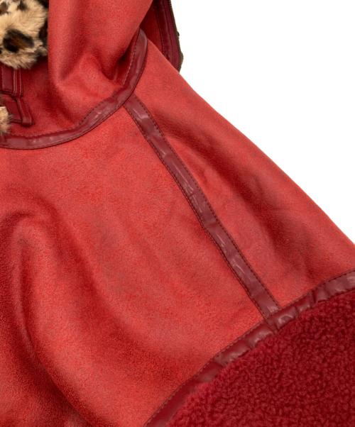 HEIHEI（ヘイヘイ）HEIHEI (ヘイヘイ) エコムートンジャケット レッド サイズ:FREEの古着・服飾アイテム