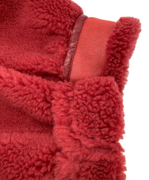 HEIHEI（ヘイヘイ）HEIHEI (ヘイヘイ) エコムートンジャケット レッド サイズ:FREEの古着・服飾アイテム