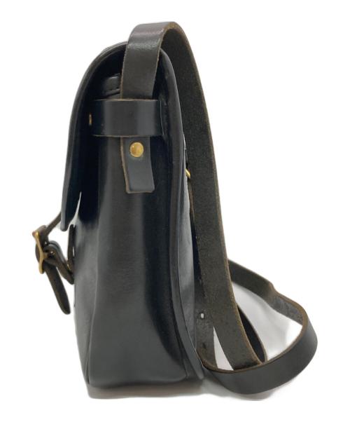 SLOW（スロウ）SLOW (スロウ) レザーショルダーバッグ ブラック サイズ:下記参照の古着・服飾アイテム