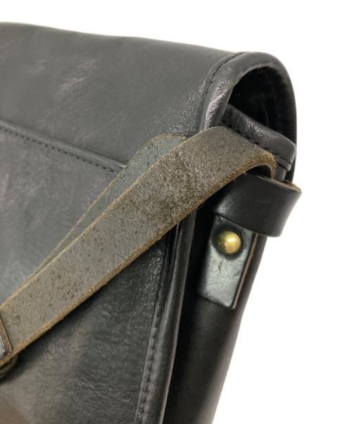 SLOW（スロウ）SLOW (スロウ) レザーショルダーバッグ ブラック サイズ:下記参照の古着・服飾アイテム