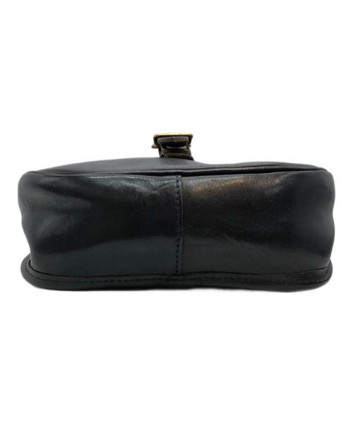 SLOW（スロウ）SLOW (スロウ) レザーショルダーバッグ ブラック サイズ:下記参照の古着・服飾アイテム