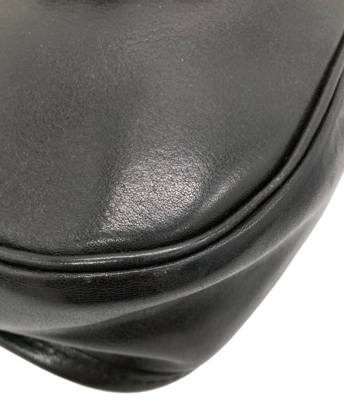 SLOW（スロウ）SLOW (スロウ) レザーショルダーバッグ ブラック サイズ:下記参照の古着・服飾アイテム