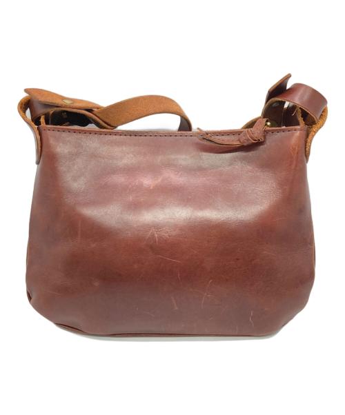 SLOW（スロウ）SLOW (スロウ) レザーショルダーバッグ ブラウン サイズ:下記参照の古着・服飾アイテム
