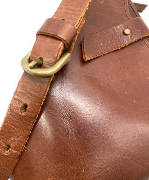 SLOW（スロウ）SLOW (スロウ) レザーショルダーバッグ ブラウン サイズ:下記参照の古着・服飾アイテム
