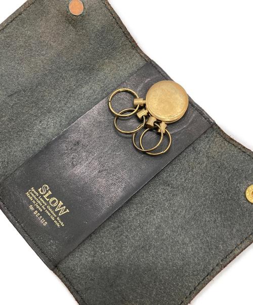 SLOW（スロウ）SLOW (スロウ) BEAMS (ビームス) 別注4連キーケース ブラック サイズ:下記参照の古着・服飾アイテム