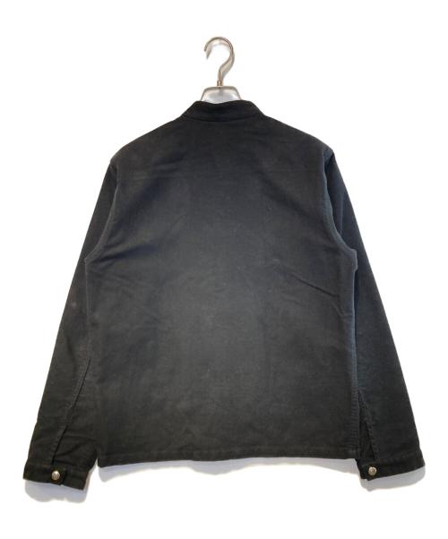 BEAMS（ビームス）BEAMS (ビームス) コットン モールスキン シングル ライダースジャケット ブラック サイズ:Mの古着・服飾アイテム