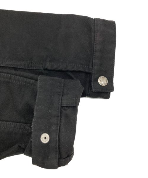 BEAMS（ビームス）BEAMS (ビームス) コットン モールスキン シングル ライダースジャケット ブラック サイズ:Mの古着・服飾アイテム