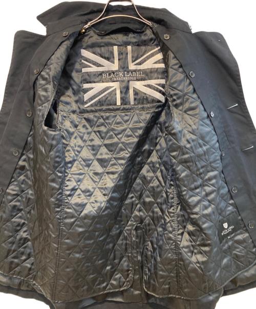 BLACK LABEL CRESTBRIDGE（ブラックレーベル クレストブリッジ）BLACK LABEL CRESTBRIDGE (ブラックレーベル クレストブリッジ) ライナー付コート ブラック サイズ:Mの古着・服飾アイテム