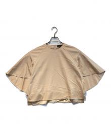 DRAWER（ドゥロワー）の古着「フレアスリーブ プルオーバー」｜ベージュ