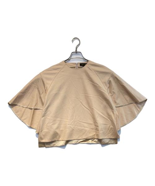 DRAWER（ドゥロワー）DRAWER (ドゥロワー) フレアスリーブ プルオーバー ベージュ サイズ:1の古着・服飾アイテム