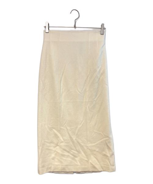 BEIGE（ベイジ）BEIGE (ベイジ) MAZARINE / Iラインスカート アイボリー サイズ:4 未使用品の古着・服飾アイテム