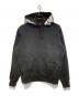 SUPREME（シュプリーム）の古着「ミラーロゴ フーデッドスウェットシャツ」｜ブラック