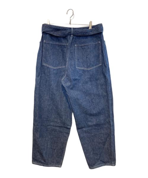COMOLI（コモリ）COMOLI (コモリ) デニム ベルテッドパンツ インディゴ サイズ:3の古着・服飾アイテム