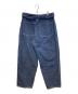 COMOLI (コモリ) デニム ベルテッドパンツ インディゴ サイズ:3：22000円