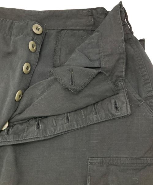 US ARMY（ユーエスアーミー）US ARMY (ユーエスアーミー) ［古着］後染めカーゴパンツ ブラック サイズ:Ｍの古着・服飾アイテム