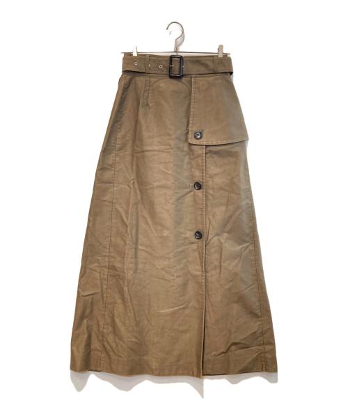 JOHN LAWRENCE SULLIVAN（ジョン ローレンス サリバン）JOHN LAWRENCE SULLIVAN (ジョン ローレンス サリバン) トレンチロングスカート ブラウン サイズ:Mの古着・服飾アイテム