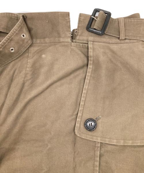 JOHN LAWRENCE SULLIVAN（ジョン ローレンス サリバン）JOHN LAWRENCE SULLIVAN (ジョン ローレンス サリバン) トレンチロングスカート ブラウン サイズ:Mの古着・服飾アイテム