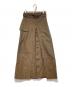 JOHN LAWRENCE SULLIVAN (ジョン ローレンス サリバン) トレンチロングスカート ブラウン サイズ:M：7000円