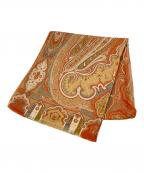 ETROエトロ）の古着「シルク混ストール」｜ベージュ