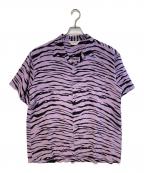 Star OF HOLLYWOODスターオブハリウッド）の古着「オープンカラーシャツ」｜パープル