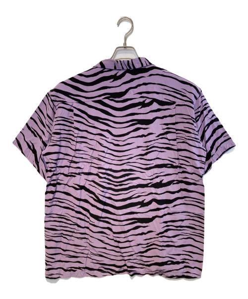 Star OF HOLLYWOOD（スターオブハリウッド）Star OF HOLLYWOOD (スターオブハリウッド) オープンカラーシャツ パープル サイズ:XLの古着・服飾アイテム